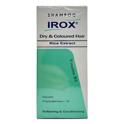 شامپو سبوس برنج مناسب موی خشک و رنگ شده ایروکس IROX